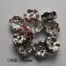 Rondelle strass colorate 8 mm 10pz