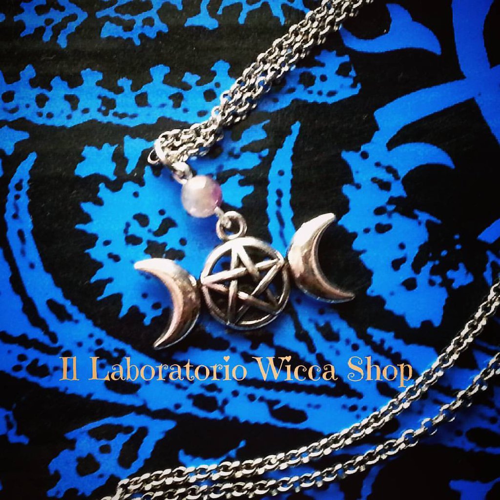 Collana triplice luna - Gioielli - Collane - di moonheart | su