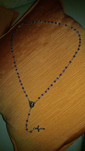 Coroncina rosario con pietre tipo swarosky