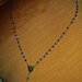 Coroncina rosario con pietre tipo swarosky