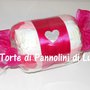 Torta di Pannolini Pampers Caramella + CALZINI- idea regalo, originale ed utile, per nascite battesimi