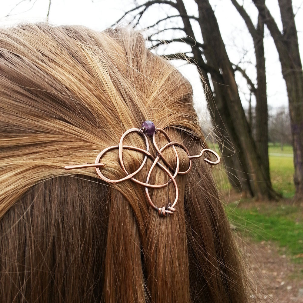 Spilla per capelli Spilla in rame Fermaglio capelli