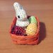 Cestino pasquale con coniglietto - decorato