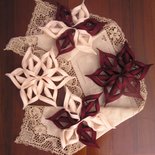 Stelle In Feltro - 10 Pezzi - Colori Rosa Pallido - 100% Lana - Foto 3