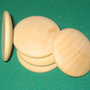 Bottone legno semisferico diametro 25 mm