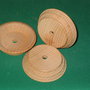 Base legno a botte conica diametro 65 mm