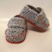 Scarpine in lana per neonato stile mocassino