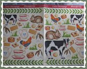 Carta Decoupage Stamperia "Mucche Country"