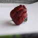 Anello cuore anatomico creato a mano 