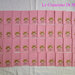PZ 20 Sacchetti (FAI DA TE) portaconfetti,nascita,battesimo, tessuto a quadretti rosa