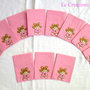 PZ 20 Sacchetti (FAI DA TE) portaconfetti,nascita,battesimo, tessuto a quadretti rosa