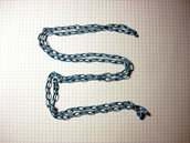 1 metro di catena azzurra