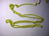 1 metro di catena giallo chiaro
