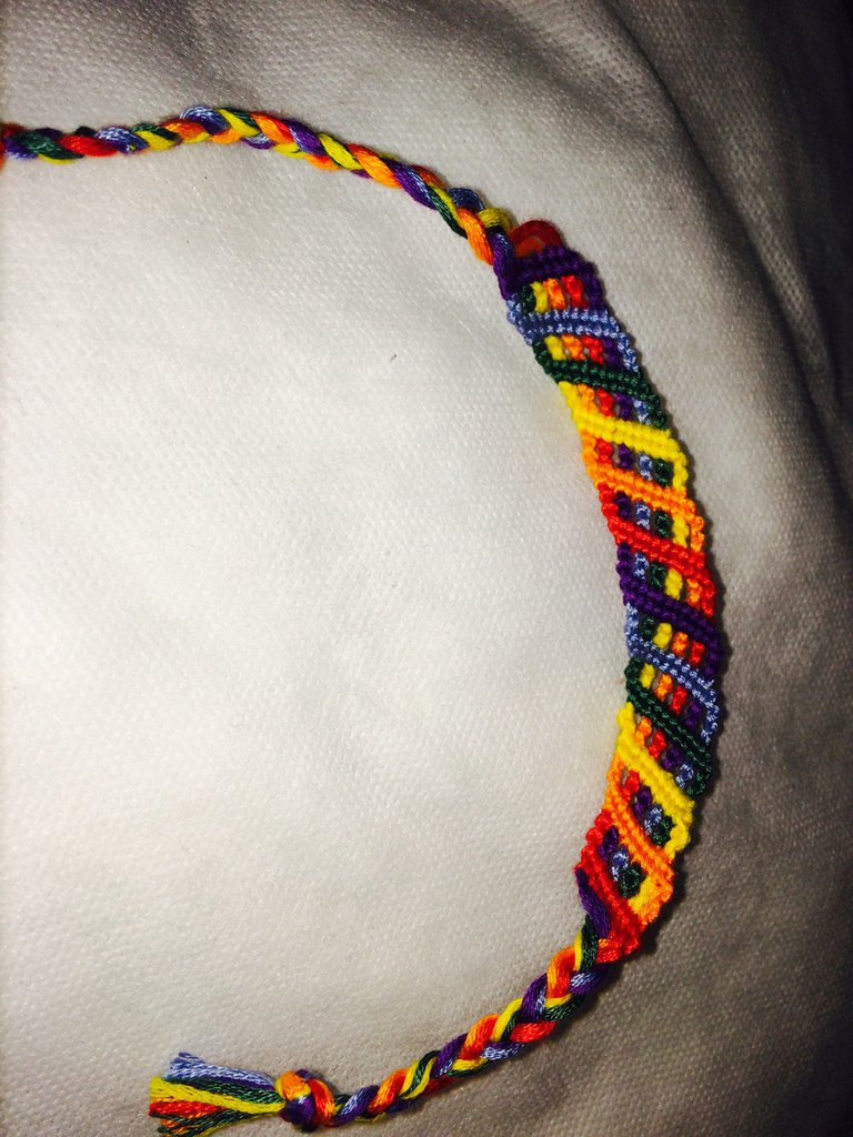 Braccialetto Arcobaleno LGBT – Cinturino Tessuto Colorato – Accessorio Orgoglio Pride