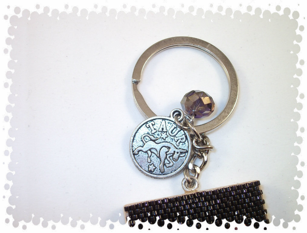 Portachiavi In Pelle Con Segno Zodiacale - Handmade In Germania, Regalo Elegante Per Unisex - Foto 5