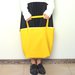Borsa - maxi shopper - in ecopelle giallo 