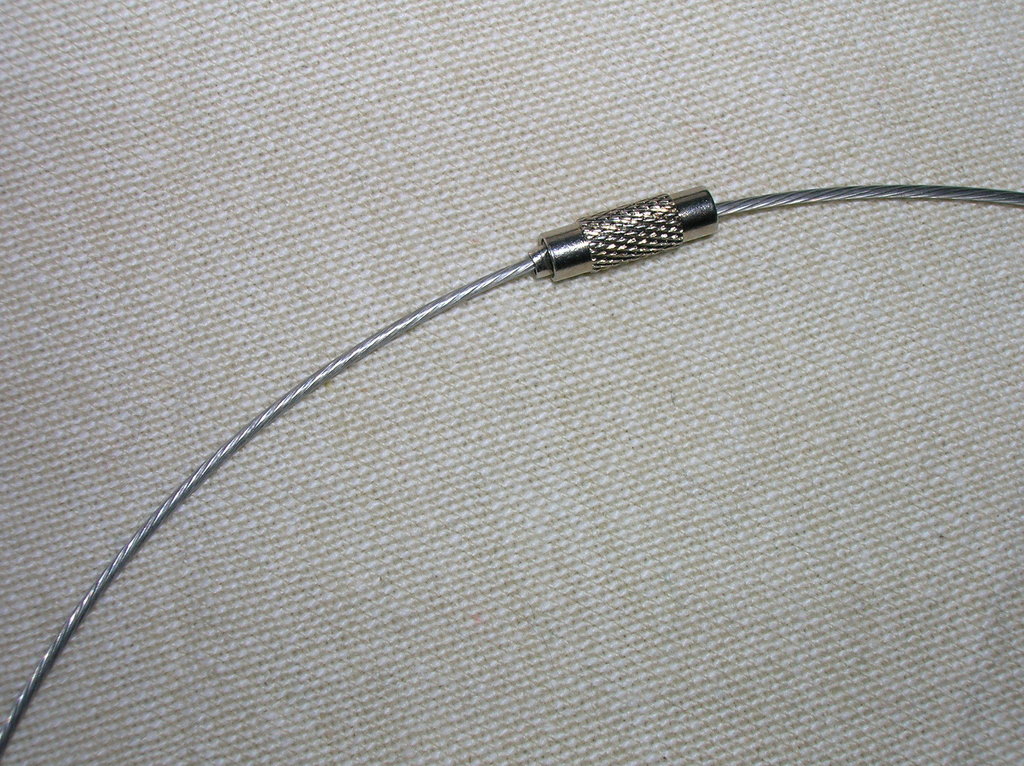 10 Fili 17,5" Filo Di Acciaio Collana Corda Fai Da Te Gioielli