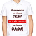 t-shirteria Maglietta Festa del papà - Father - Acronimo - Festa del papà - Idee Regalo papà - Regalo papà Originale - papà Regalo Originale