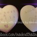gessetti decorativi polvere di ceramica ideali per bomboniere cuore segnaposto 