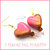 Orecchini  " Heart and gold "Cuore oro rosa  San Valentino idea regalo  eleganti cristalli charm cuore