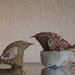 Uccelli di stoffa con nido, bomboniere battesimo,  comunione, regalo pasqua, decorazione pasqua, regalo primavera