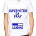 Maglietta Superpoteri papà