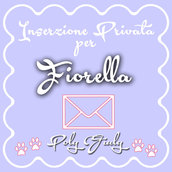 X Fiorella Inserzione Privata -aggiunta seconda cornice zampine e lettere RON e KIM