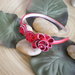 Red zipper hairband - cerchietto