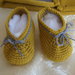 scarpine neonati uncinetto lana o cotone