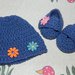 Cappellino e scarpine scarpette berretto bebè realizzati in lana 
