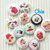10 bottoni legno cupcake 15mm diametro