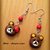 Orecchini in fimo handmade orsetti kawaii miniature idee regalo amica bomboniere