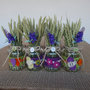 Lanterne vasi decorati - set da nr. 4 porta fiori Primavera
