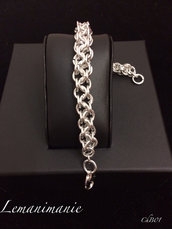 #bracciale #chainmail #inverted round