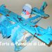 Torta di Pannolini Pampers Aereo azzurro maschio - idea regalo, originale ed utile, per nascite, battesimi e com...