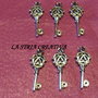 6pz. charms chiave