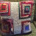 Cuscino crochet geometrico