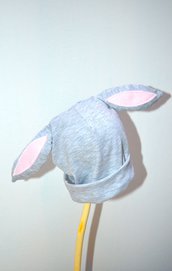 Berrettino in jersey con orecchie da coniglio 
