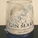 Vaso artigianale da arredo Bottiglia vuota Gin MARE riciclo creativo riuso idea regalo