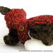 PATTERN SCHEMA per Red Fall Dog - cappottino a crochet uncinetto per cani o gatti Xsmall -