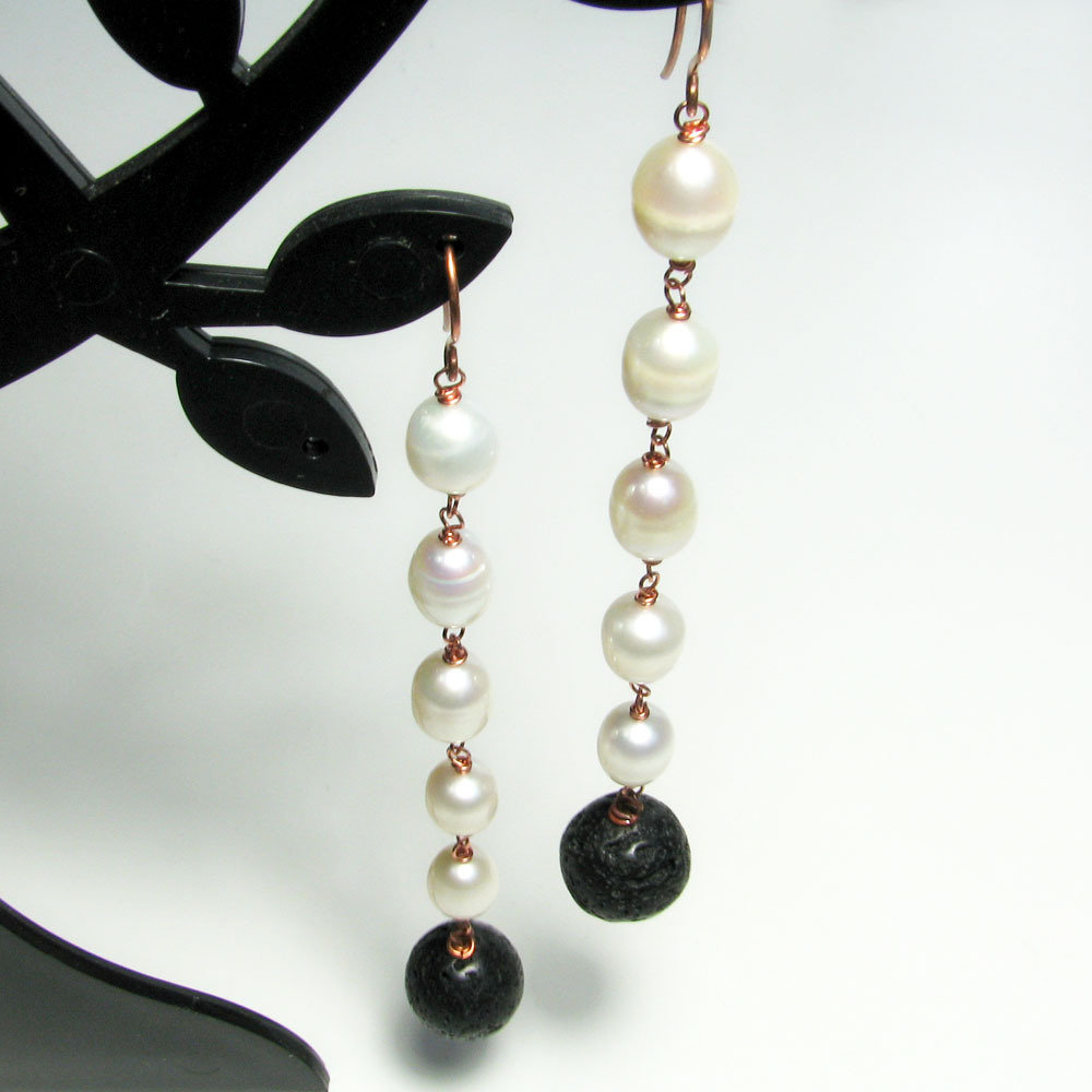 ZAKOL Orecchini pendenti lunghi con perle finte di lusso per le donne Squiso orecchino da sposa con fiore in zircone Gioielli vintage per la festa nuziale  36