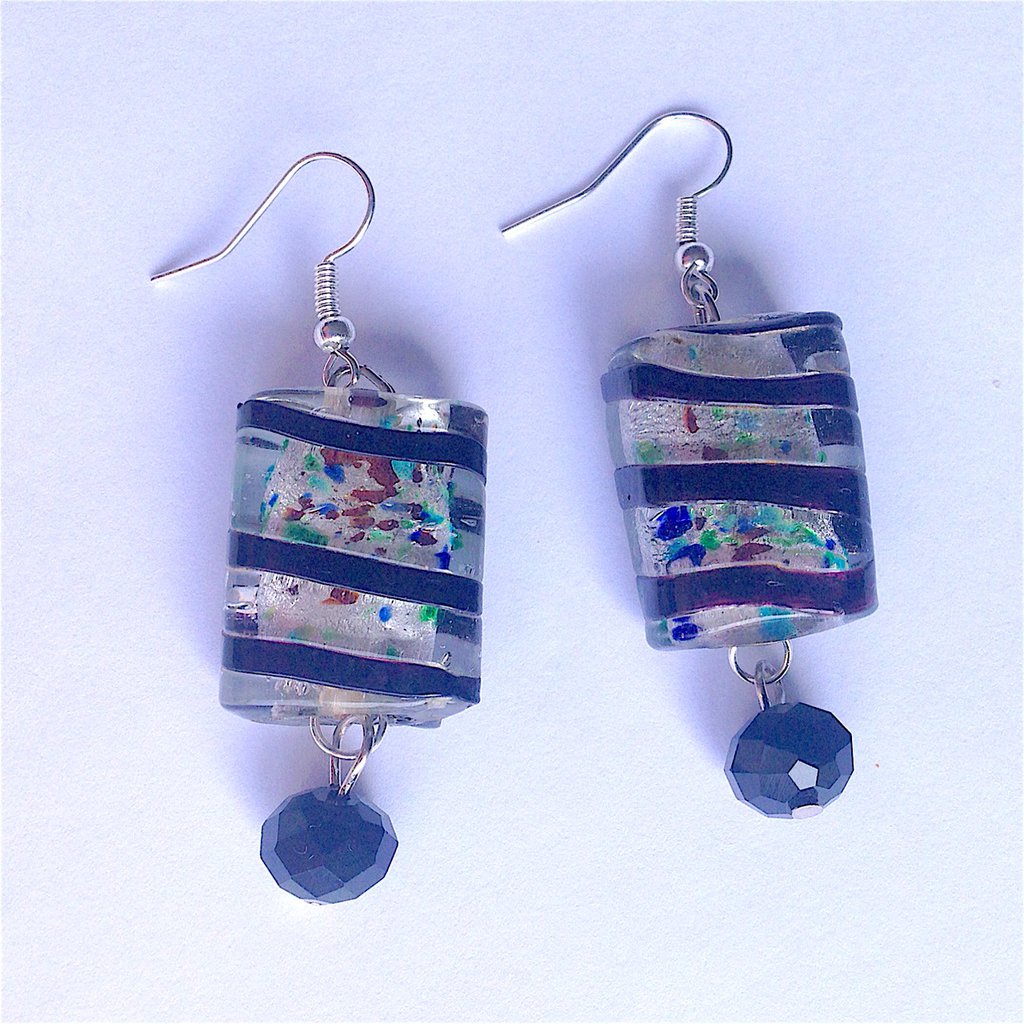 Orecchini In Argento E 2 Perle Di Tahiti Rotonde C 11.7 Mm - Foto 3