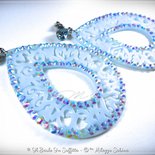 AOWVUTS Parure Gioielli Sposa per Donna Goccia Ciondolo Collana e Orecchini Set con Strass Scintillanti Zirconia Cubica Bigiotteria Festa Set di Gioielli da Sposa per Damigella D'Onore