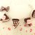  FIMO - BRACCIALETTO CON  FETTE DI TORTA CIOCCOLATO e  ROSA a DECORO - elegantissimo - idea regalo - mod.6