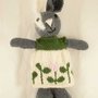 Isotta- coniglio in lana realizzato a maglia 