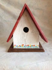 casetta per uccelli in legno - AZALEA-
