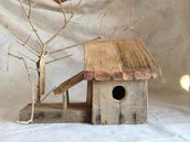 casetta per uccelli in legno - MANDORLA-