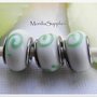 1 PZ PERLA VETRO DECORAZIONE LAMPWORK, ADATTA PANDORA#223