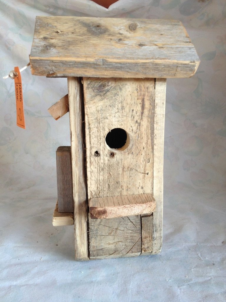 Casetta Per Uccelli In Legno, Mangiatoia Da Giardino 30x23.5x20 Cm, Per Uccelli Selvatici, Da Appendere