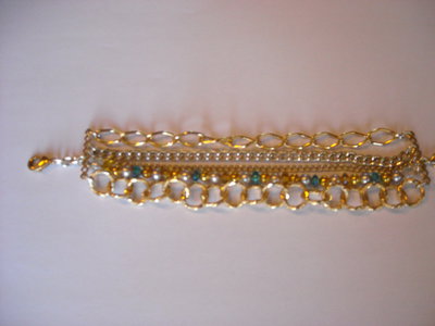 Bracciale dorato multifili Bracciale dorato multifili